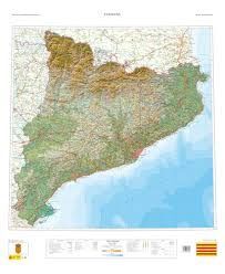 MAPA RELIEVE CATALUÑA 1:325.000