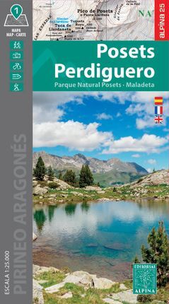 POSETS - PERDIGUERO 1:25.000 -ALPINA