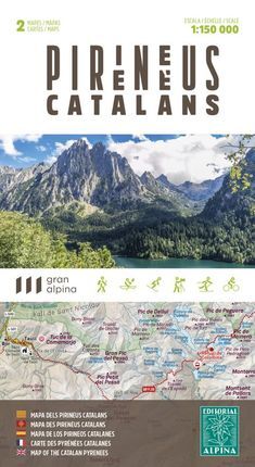 PIRINEUS CATALANS 1:150.000 [CARPETA 2 MAPES] -ALPINA