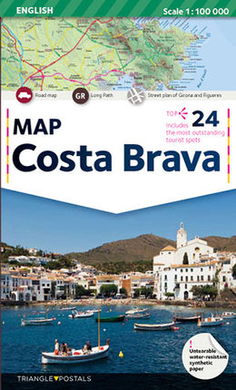 COSTA BRAVA (ENG) 1:100.000 -TRIANGLE POSTALS