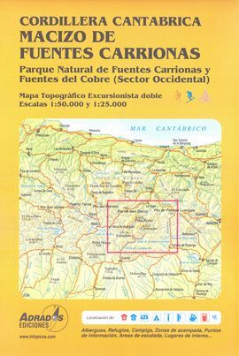 P9 MACIZO DE FUENTES CARRIONAS - CORDILLERA CANTABRICA 1:50.000 / 1:25.000 -ADRADOS