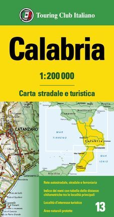 CALABRIA 1:200.000 -TOURING CLUB ITALIANO