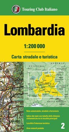 LOMBARDIA 1:200.000 -TOURING CLUB ITALIANO