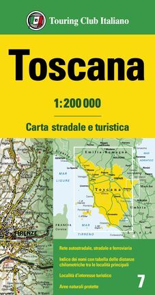 TOSCANA 1:200.000 -TOURING CLUB ITALIANO
