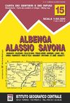 15 ALBENGA-ALASSIO-SAVONA 1:50 000
