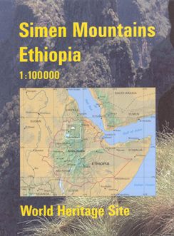 SIMEN MOUNTAINS ETHIOPIA 1:100.000