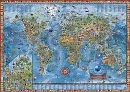 AMAZING WORLD. ILLUSTRATED MAP [MURAL] -RAYWORLD