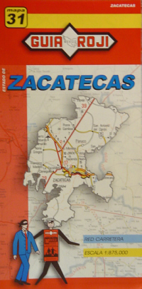 31 ZACATECAS 1:600.000 -MAPA GUIA ROJI