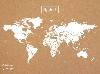 WOODY MAP -XL BLANCO [MAPA DE CORCHO MURAL]-MISS WOOD